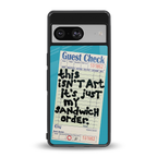 sandwich order back phone cover | glass case for Google Pixel 8