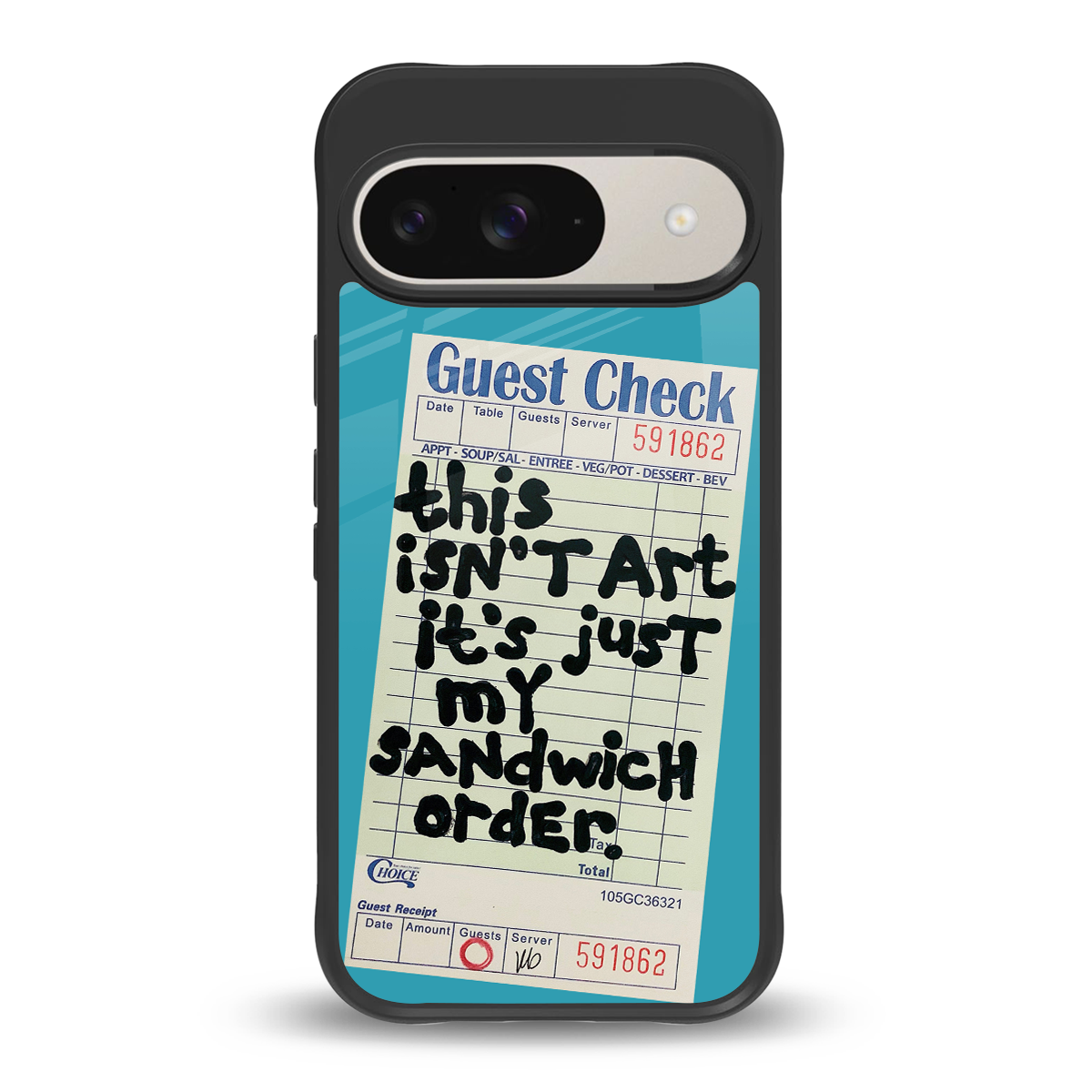 sandwich order back phone cover | glass case for google pixel 9