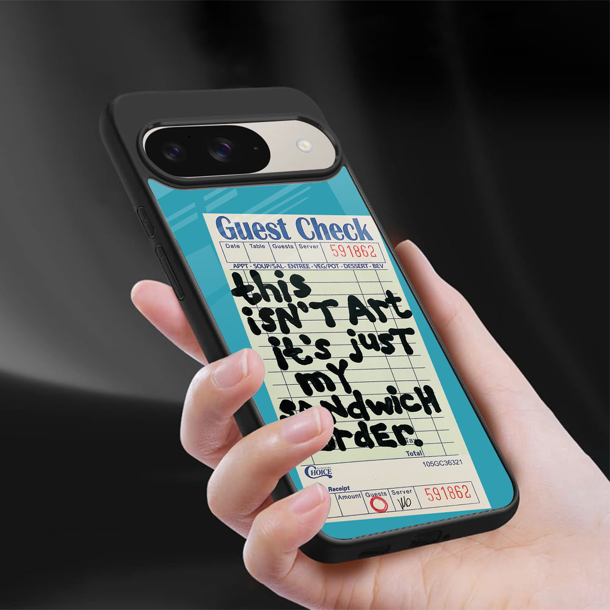sandwich order back phone cover | glass case for google pixel 9