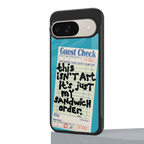sandwich order back phone cover | glass case for google pixel 9