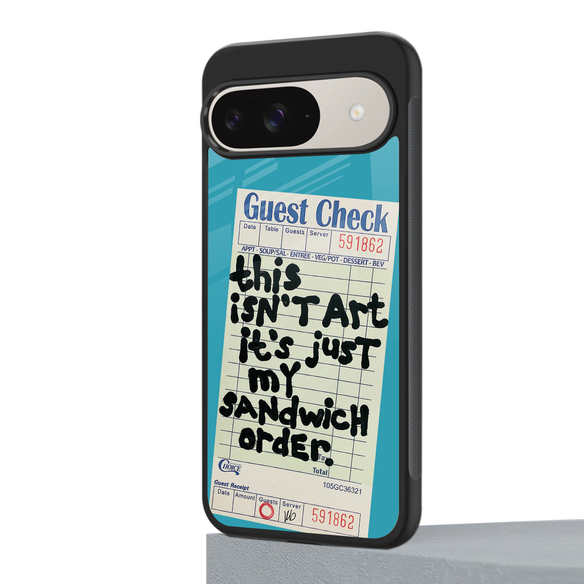 sandwich order back phone cover | glass case for google pixel 9