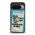 sandwich order back phone cover | glass case for google pixel 9 pro xl
