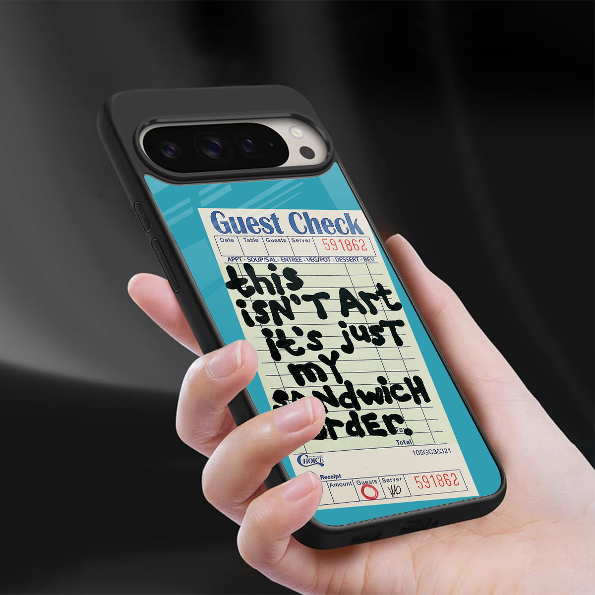 sandwich order back phone cover | glass case for google pixel 9 pro xl