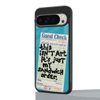 sandwich order back phone cover | glass case for google pixel 9 pro