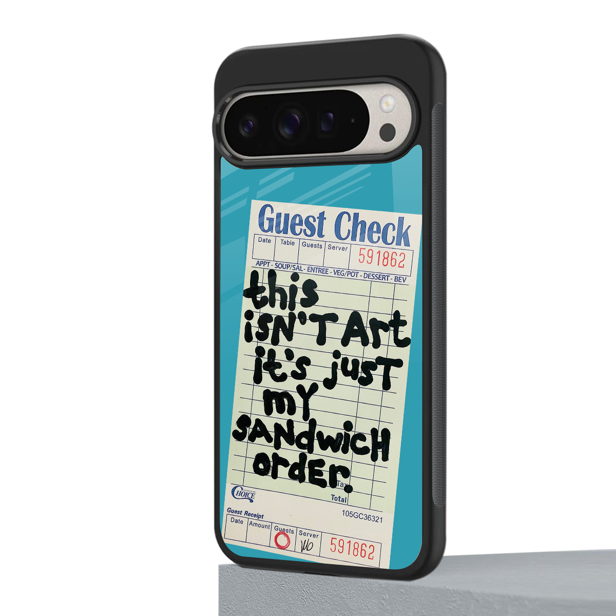 sandwich order back phone cover | glass case for google pixel 9 pro xl