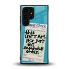 sandwich order back phone cover | glass case for samsung galaxy s23 ultra
