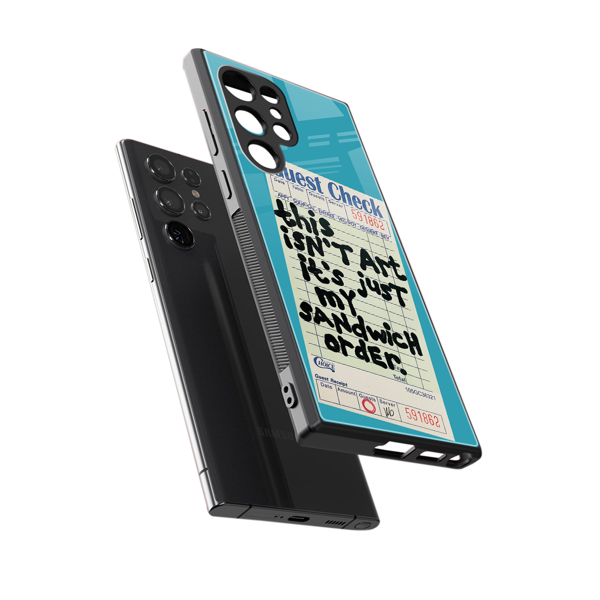 sandwich order back phone cover | glass case for samsung galaxy s23 ultra