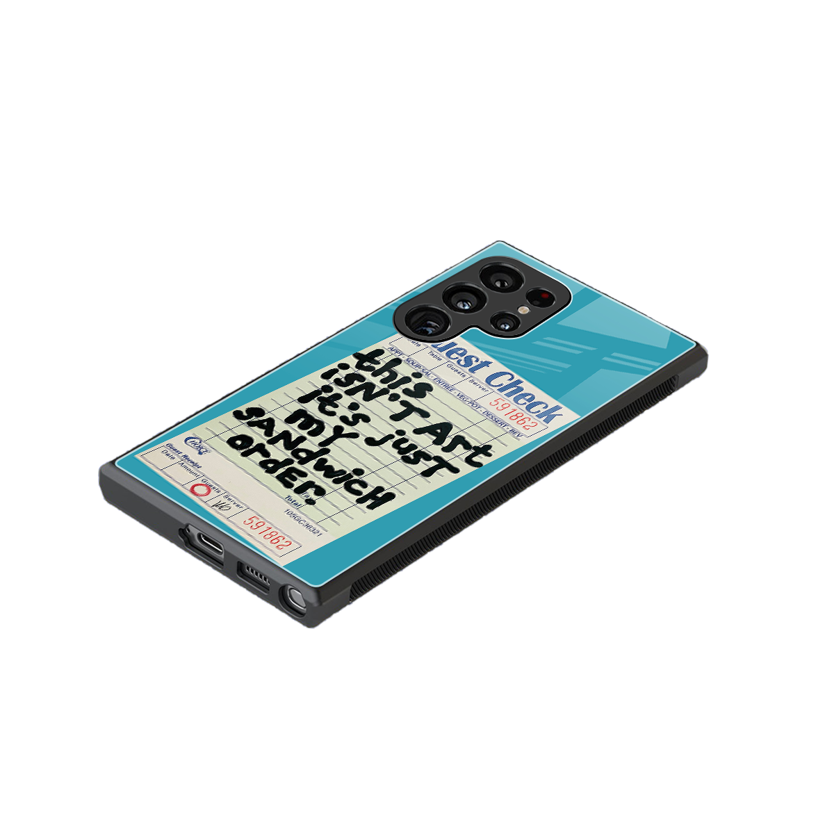 sandwich order back phone cover | glass case for samsung galaxy s24 ultra