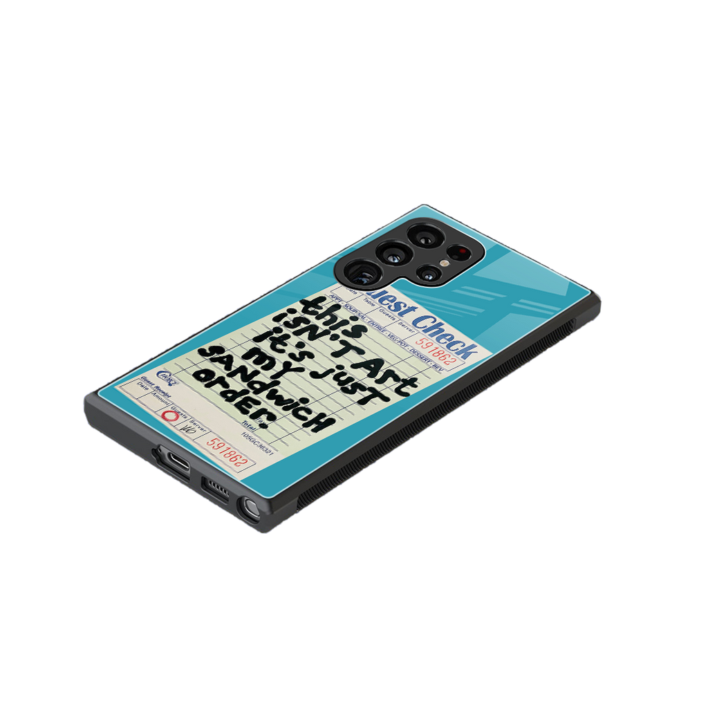 sandwich order back phone cover | glass case for samsung galaxy s23 ultra