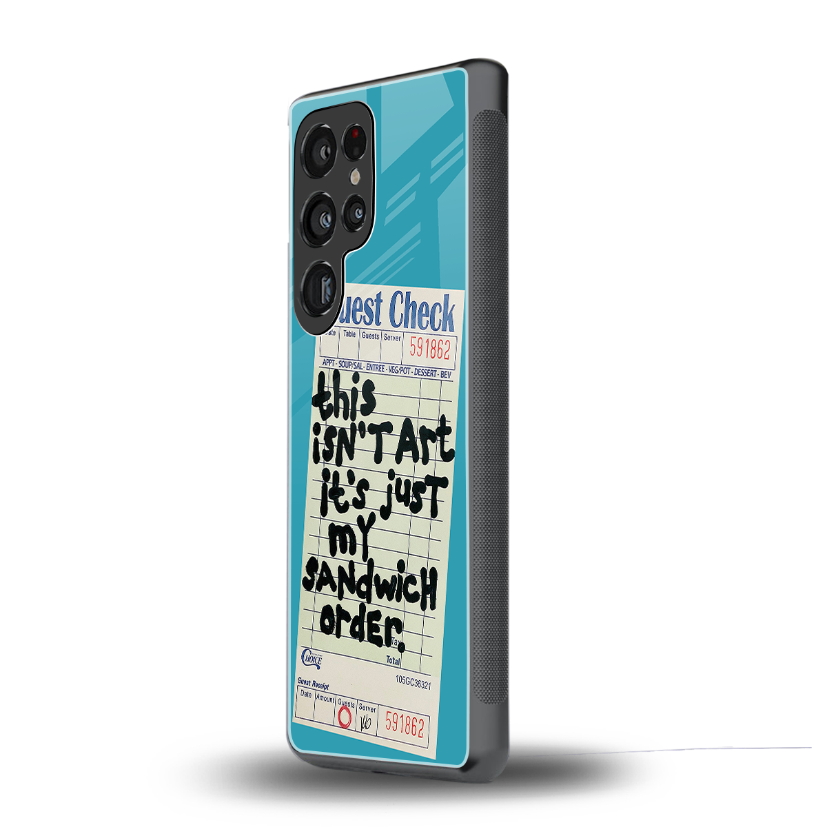 sandwich order back phone cover | glass case for samsung galaxy s25 ultra