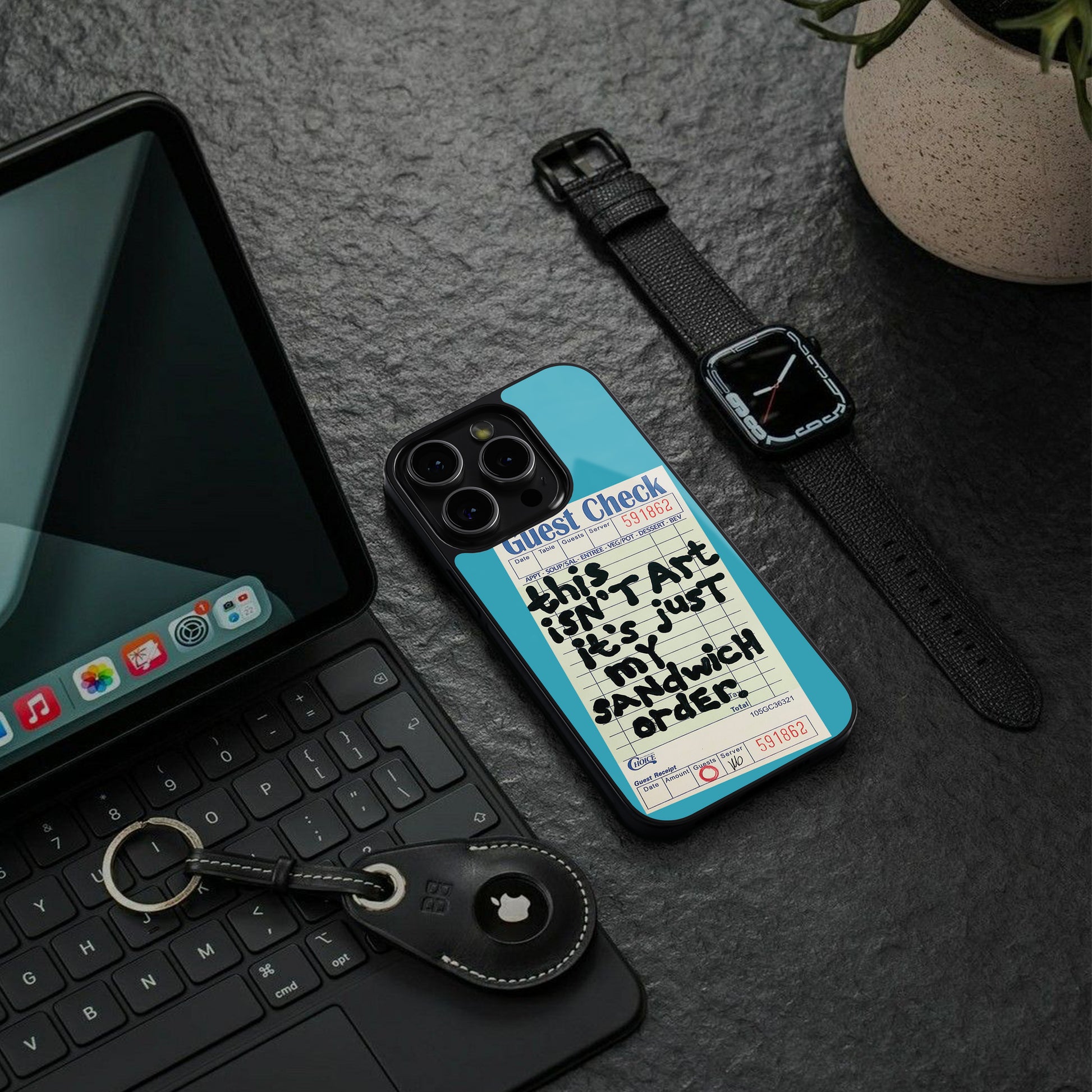 sandwich order back phone cover | glass case for Google Pixel 8