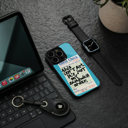 sandwich order back phone cover | glass case for Google Pixel 8