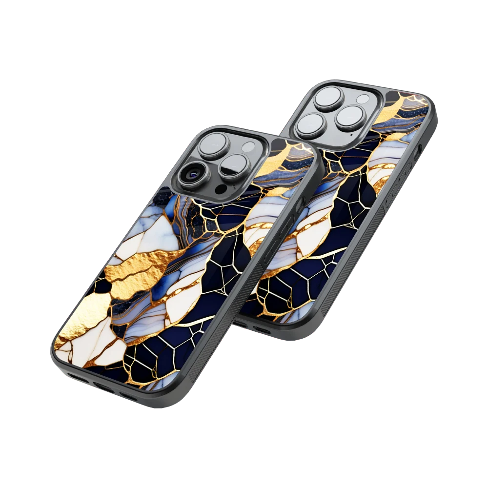 Protective Glass Back Phone Case Compatible with iPhone, Samsung, OnePlus, Pixel & More