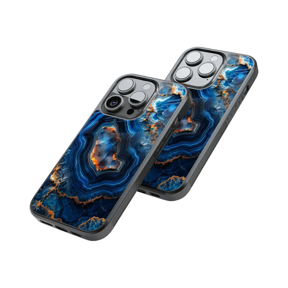 Protective Glass Back Phone Case Compatible with iPhone, Samsung, OnePlus, Pixel & More