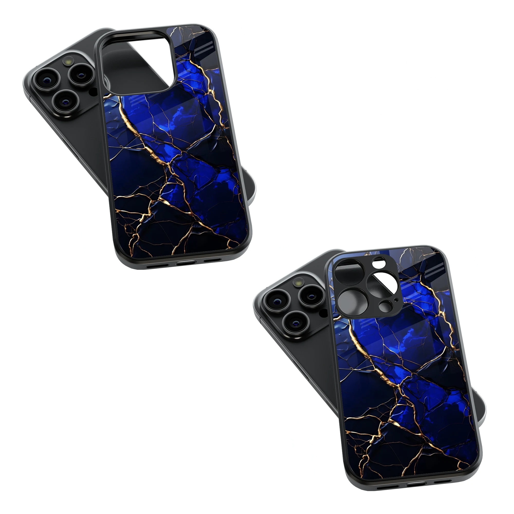 Trendy Glass Back Mobile Case for iPhone, Samsung, Redmi, OnePlus, Google Pixel, Motorola
