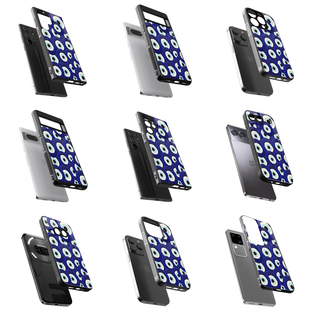 Durable Glass Back Mobile Case for iPhone, Samsung, OnePlus, Google Pixel, Redmi, Vivo, Oppo