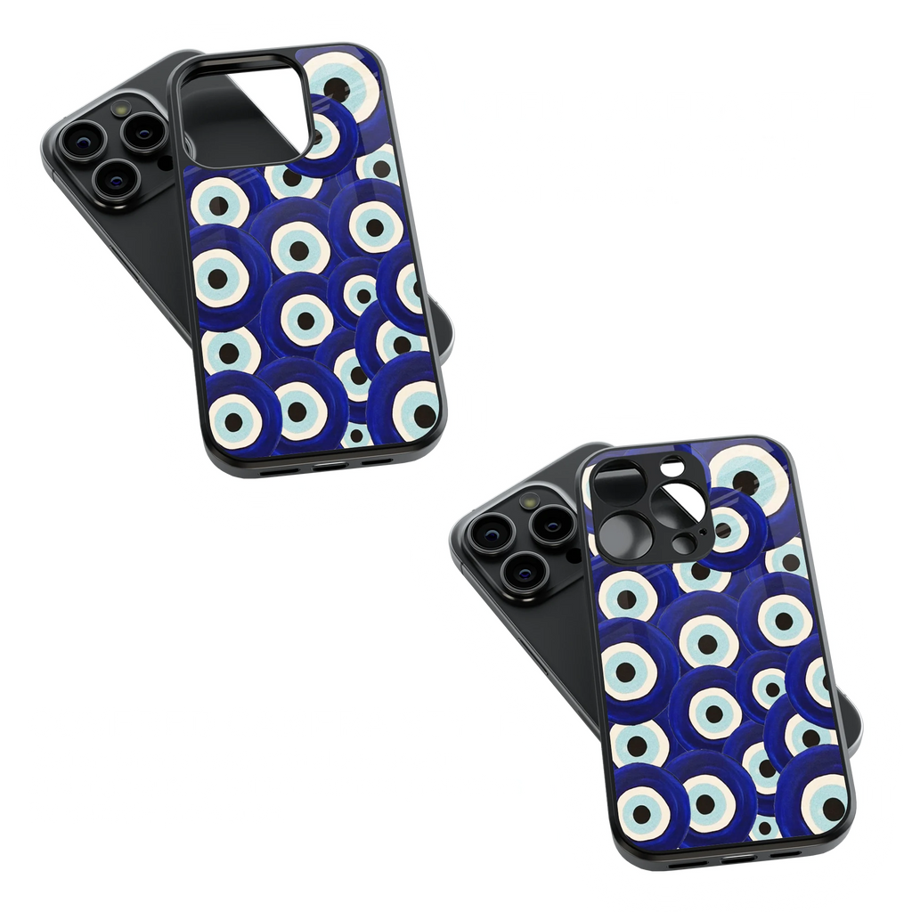 Trendy Glass Back Mobile Case for iPhone, Samsung, Redmi, OnePlus, Google Pixel, Motorola