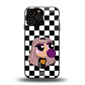 sassy chic powerpuff girls back phone cover | glass case for iphone 13 pro max