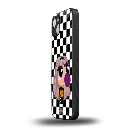 sassy chic powerpuff girls back phone cover | glass case for iphone 13