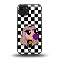 sassy chic powerpuff girls back phone cover | glass case for iphone 15