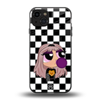 sassy chic powerpuff girls back phone cover | glass case for iphone 15
