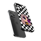sassy chic powerpuff girls back phone cover | glass case for iphone 16 pro max