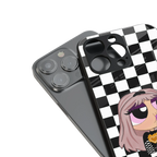 sassy chic powerpuff girls back phone cover | glass case for iphone 13 pro