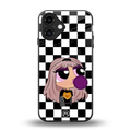 sassy chic powerpuff girls back phone cover | glass case for iphone 16