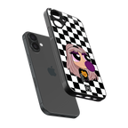 sassy chic powerpuff girls back phone cover | glass case for iphone 16