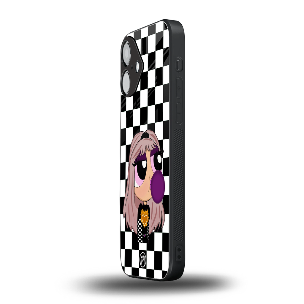 sassy chic powerpuff girls back phone cover | glass case for iphone 16