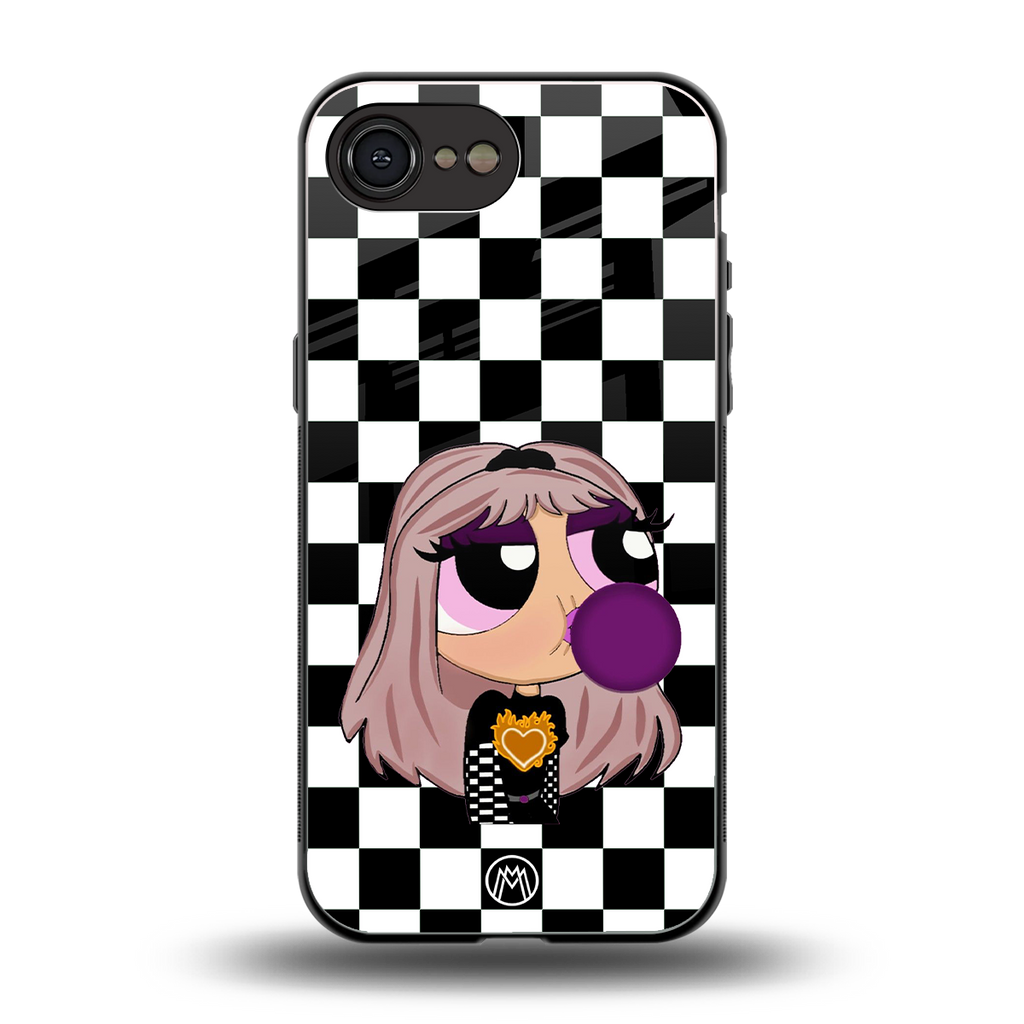 sassy chic powerpuff girls back phone cover | glass case for iphone 16e