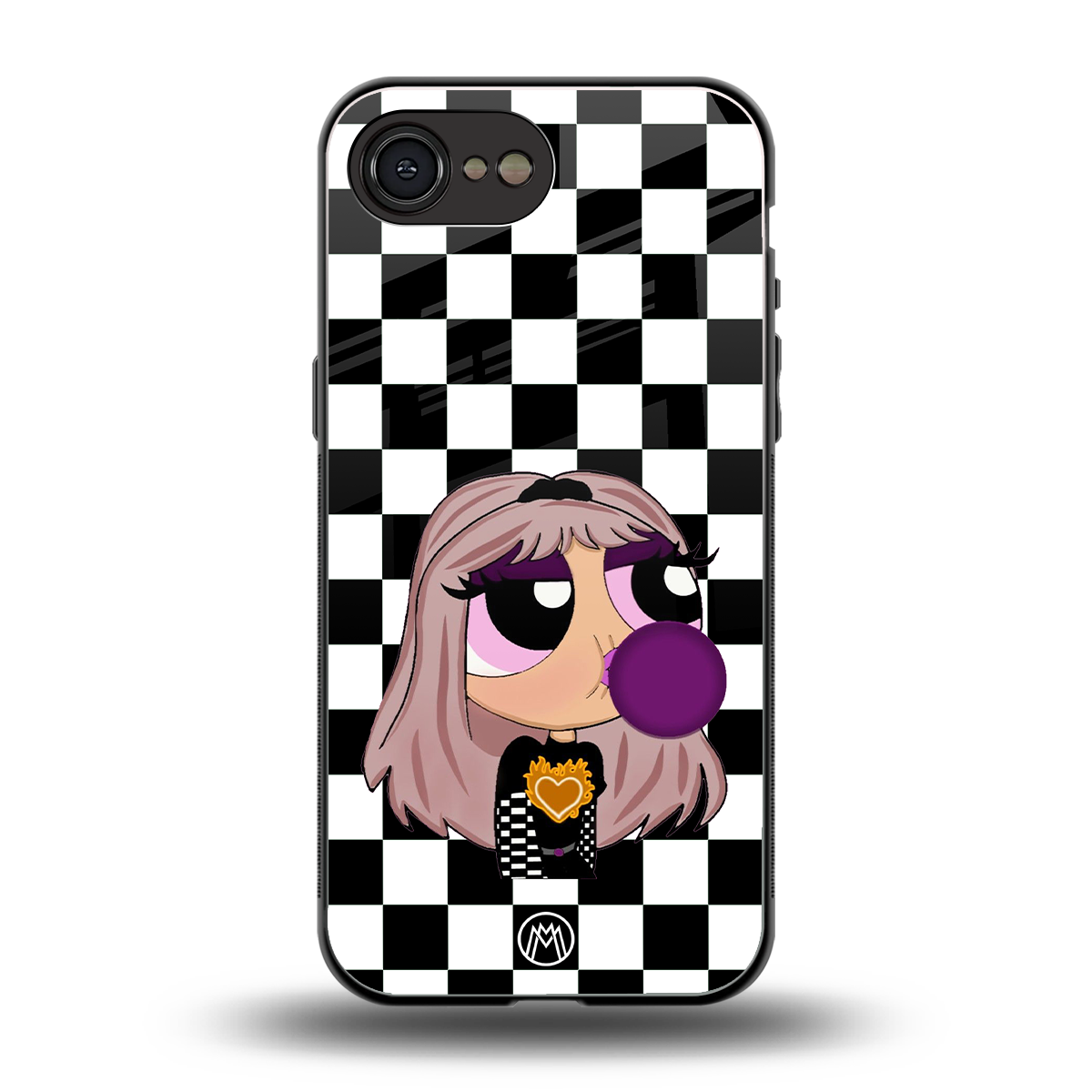 sassy chic powerpuff girls back phone cover | glass case for iphone 16e