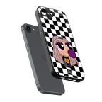 sassy chic powerpuff girls back phone cover | glass case for iphone 16e