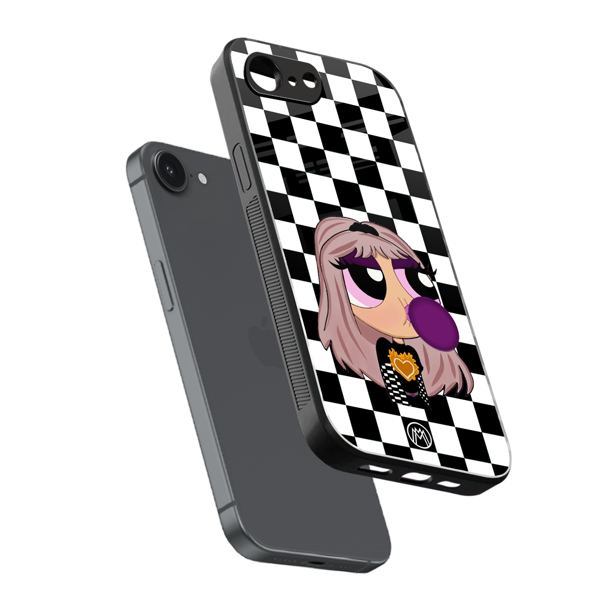 sassy chic powerpuff girls back phone cover | glass case for iphone 16e