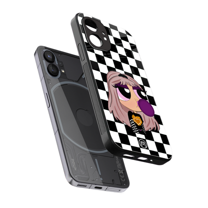 sassy chic powerpuff girls back phone cover | glass case for nothing phone 1