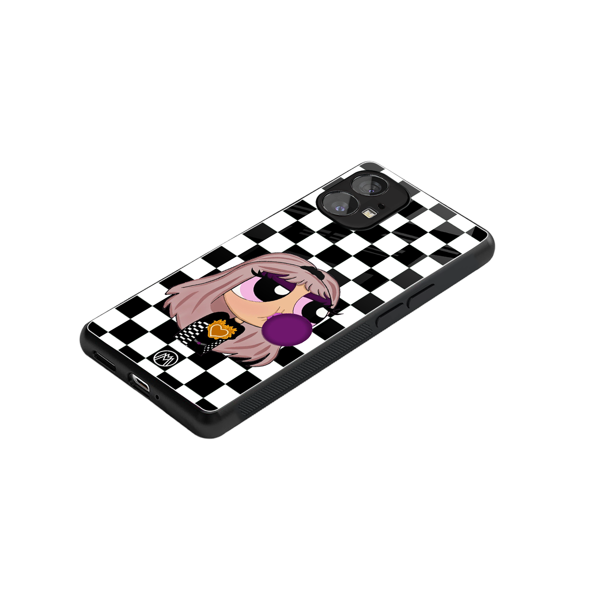 sassy chic powerpuff girls back phone cover | glass case for nothing phone 1