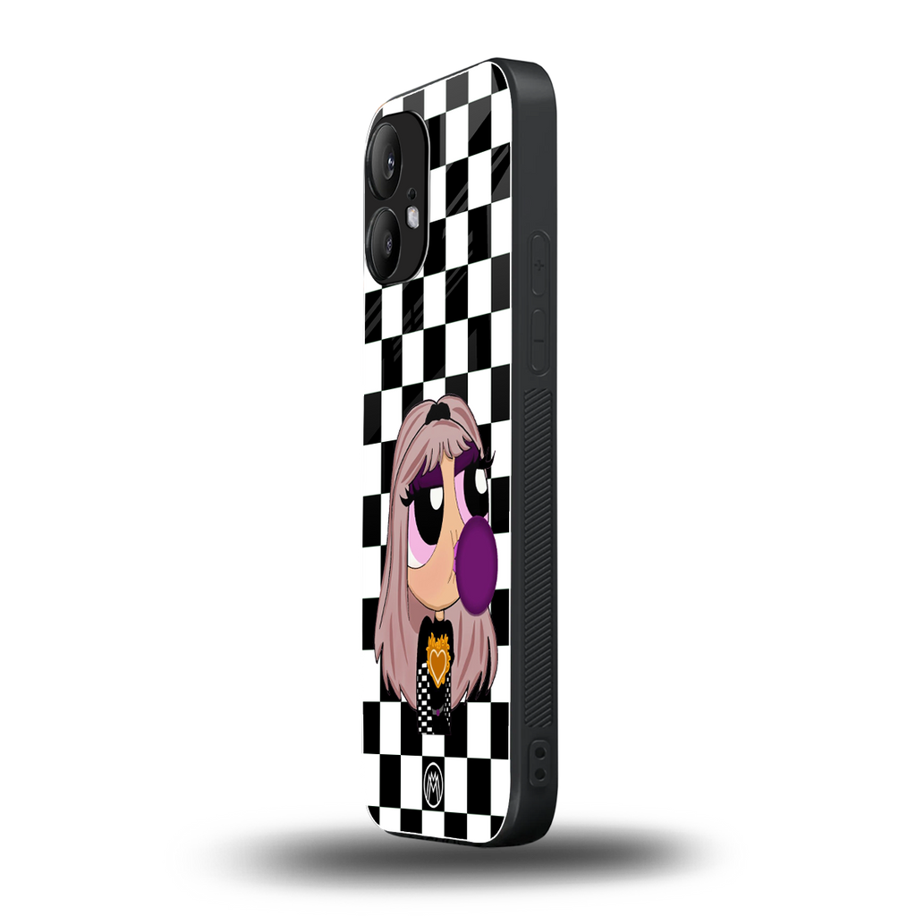 sassy chic powerpuff girls back phone cover | glass case for nothing phone 2