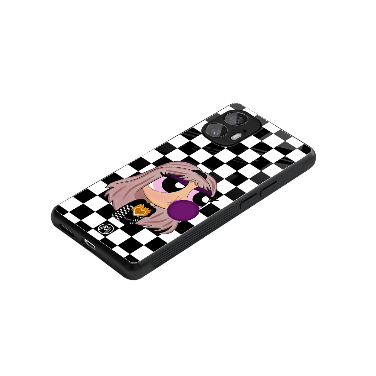 sassy chic powerpuff girls back phone cover | glass case for nothing phone 2