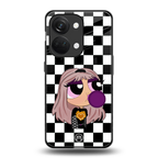 sassy chic powerpuff girls back phone cover | glass case for oneplus nord 3