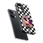sassy chic powerpuff girls back phone cover | glass case for oneplus nord 3