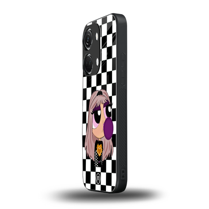 sassy chic powerpuff girls back phone cover | glass case for oneplus nord 3