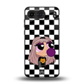 sassy chic powerpuff girls back phone cover | glass case for oneplus nord 4