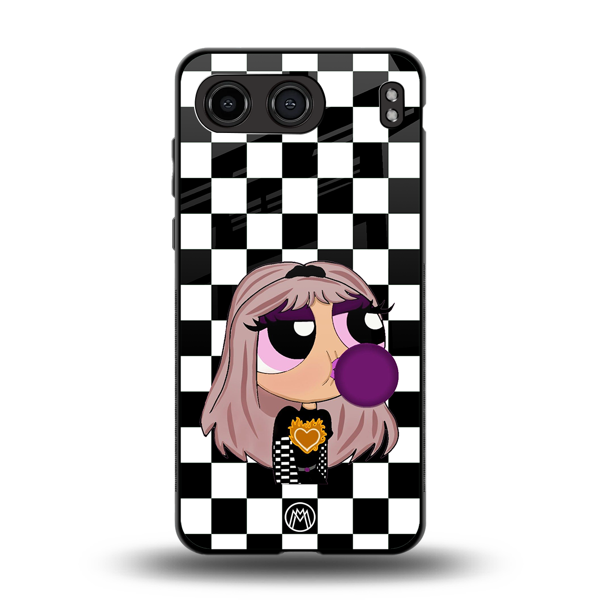 sassy chic powerpuff girls back phone cover | glass case for oneplus nord 4