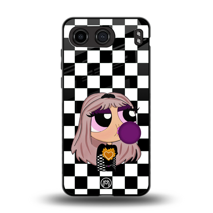 sassy chic powerpuff girls back phone cover | glass case for oneplus nord 4