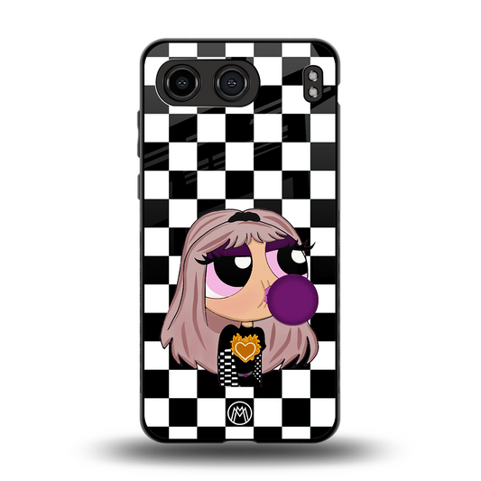 sassy chic powerpuff girls back phone cover | glass case for oneplus nord 4