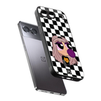 sassy chic powerpuff girls back phone cover | glass case for oneplus nord 4