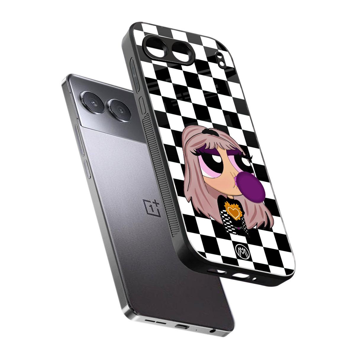 sassy chic powerpuff girls back phone cover | glass case for oneplus nord 4