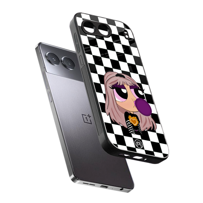 sassy chic powerpuff girls back phone cover | glass case for oneplus nord 4