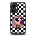 sassy chic powerpuff girls back phone cover | glass case for oneplus nord ce 3