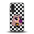 sassy chic powerpuff girls back phone cover | glass case for oneplus nord ce 4 lite